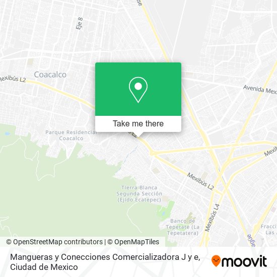 Mapa de Mangueras y Conecciones Comercializadora J y e