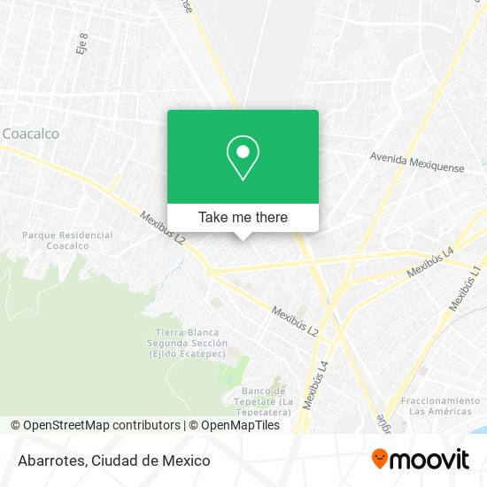 Abarrotes map