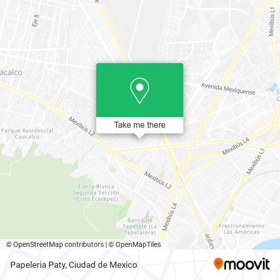 Mapa de Papeleria Paty