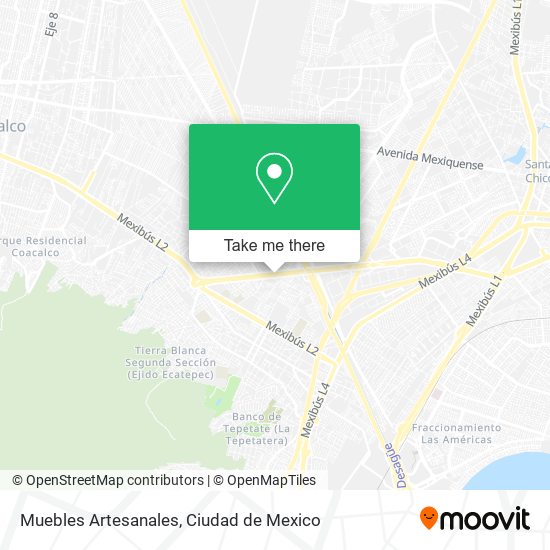 Mapa de Muebles Artesanales