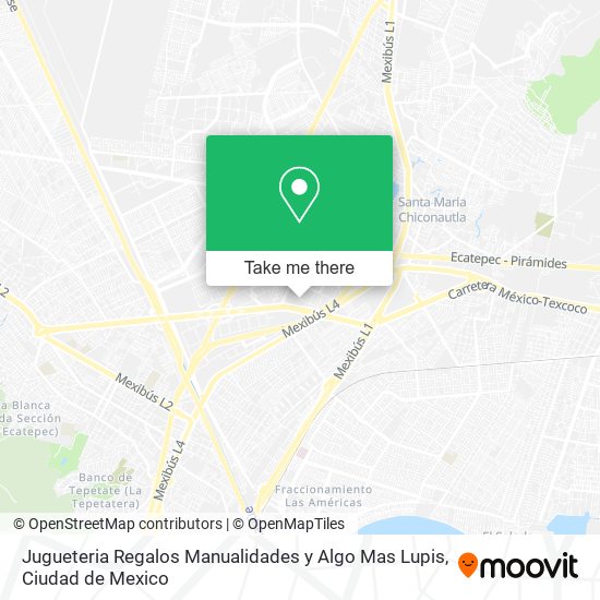 Mapa de Jugueteria Regalos Manualidades y Algo Mas Lupis