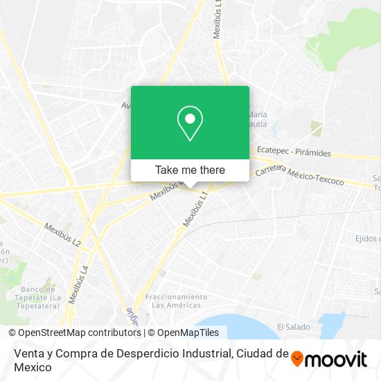 Venta y Compra de Desperdicio Industrial map