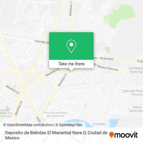 Deposito de Bebidas El Manantial Nave D map
