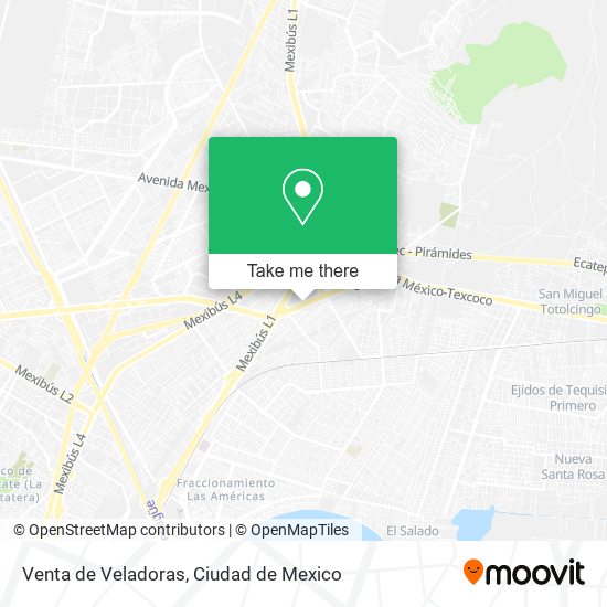 Mapa de Venta de Veladoras