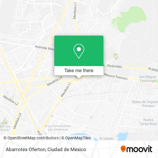 Abarrotes Oferton map