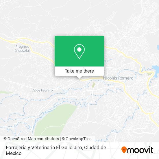 Forrajeria y Veterinaria El Gallo Jiro map