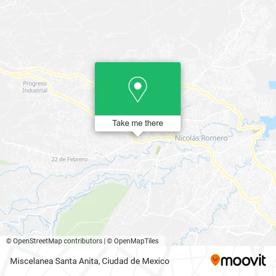 Miscelanea Santa Anita map