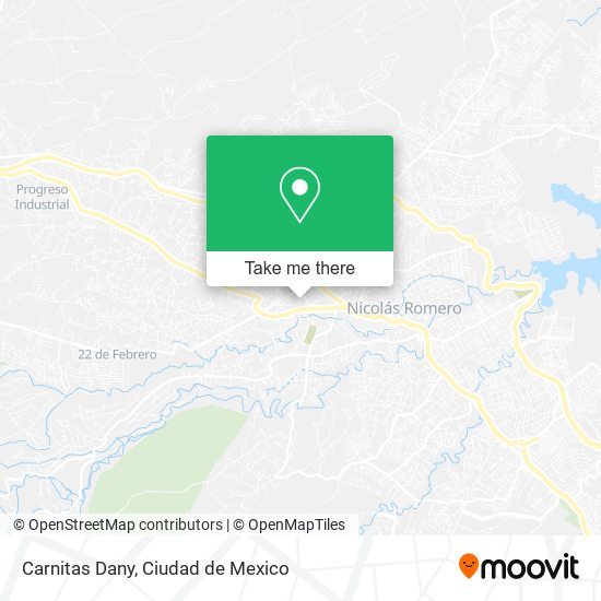 Carnitas Dany map