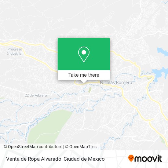 Venta de Ropa Alvarado map