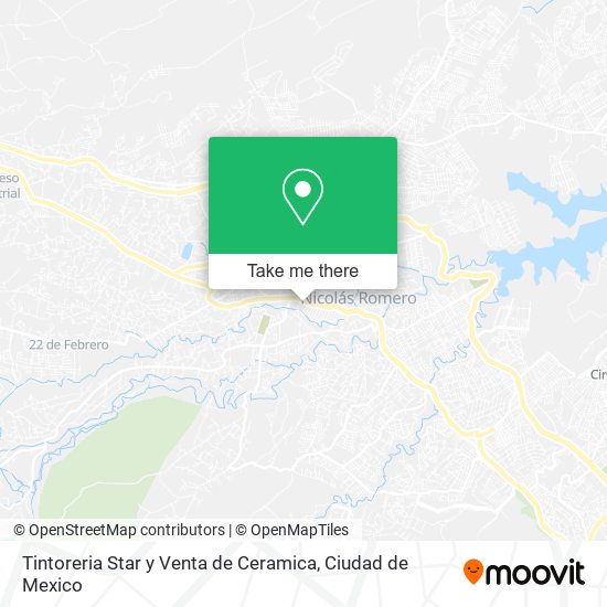 Mapa de Tintoreria Star y Venta de Ceramica