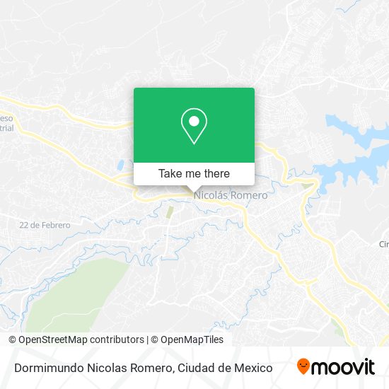 Dormimundo Nicolas Romero map