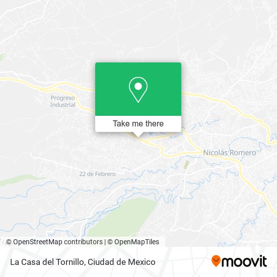 La Casa del Tornillo map