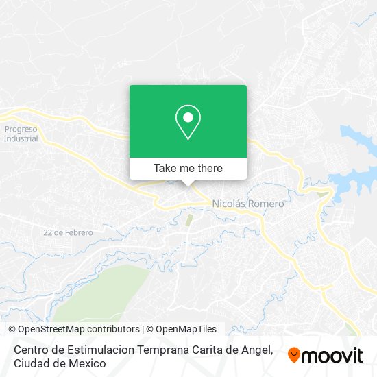 Mapa de Centro de Estimulacion Temprana Carita de Angel