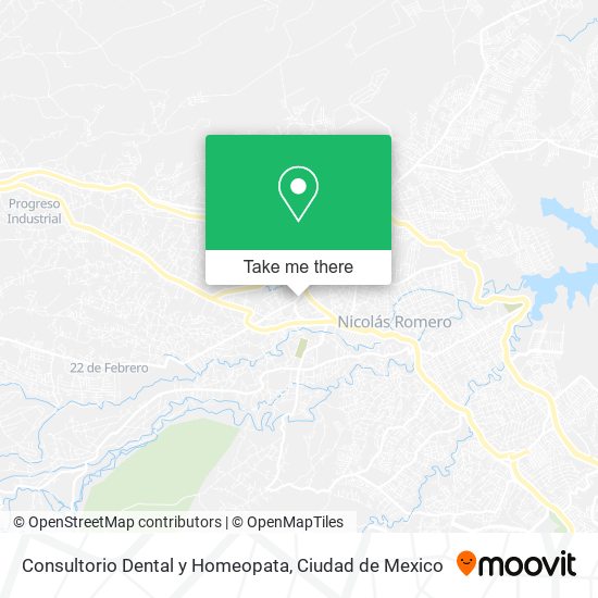 Consultorio Dental y Homeopata map