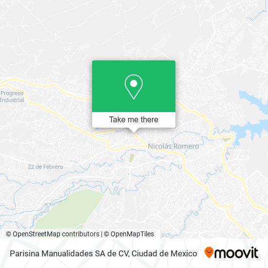 Parisina Manualidades SA de CV map