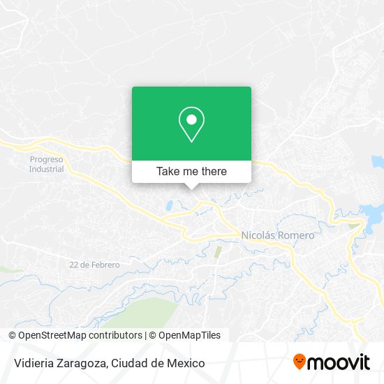Mapa de Vidieria Zaragoza