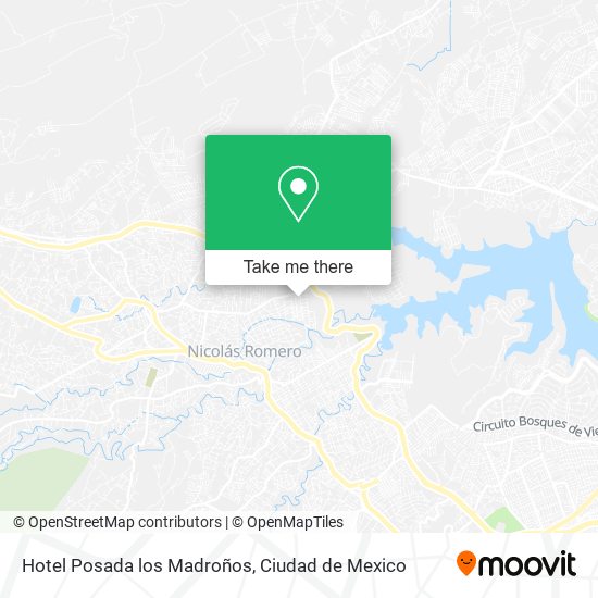 Hotel Posada los Madroños map