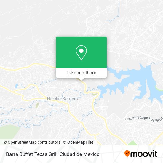 Barra Buffet Texas Grill map