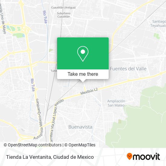 Mapa de Tienda La Ventanita