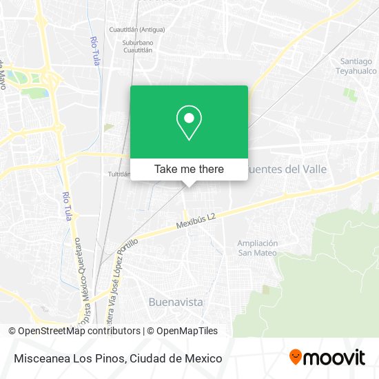 Misceanea Los Pinos map