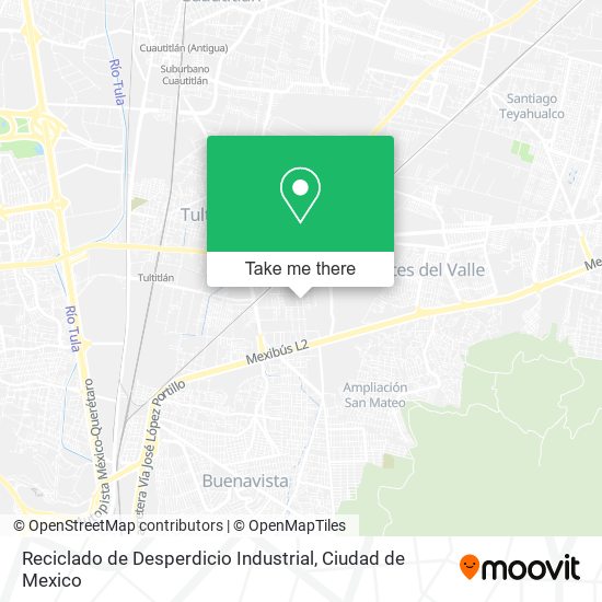 Reciclado de Desperdicio Industrial map