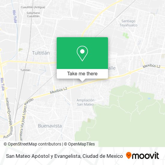 Mapa de San Mateo Apóstol y Evangelista