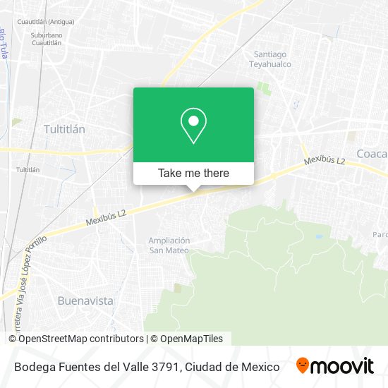 Bodega Fuentes del Valle 3791 map