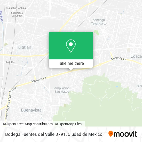 Bodega Fuentes del Valle 3791 map