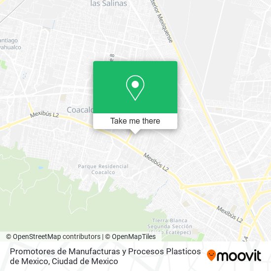 Promotores de Manufacturas y Procesos Plasticos de Mexico map