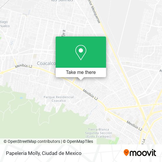 Mapa de Papeleria Molly