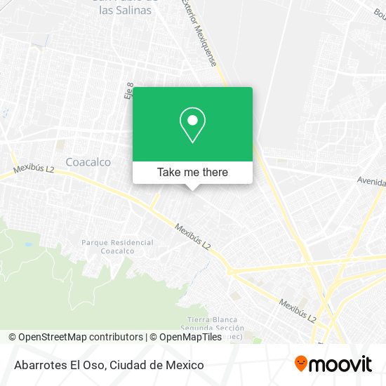 Abarrotes El Oso map
