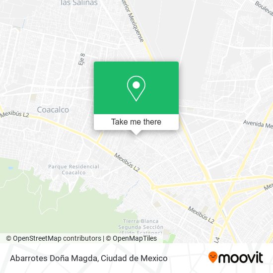 Abarrotes Doña Magda map