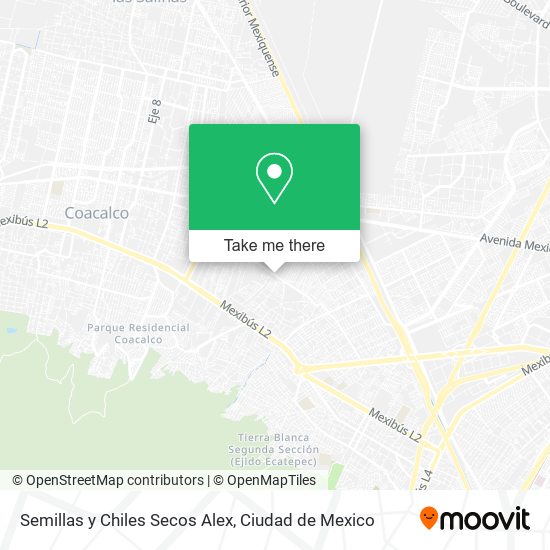 Semillas y Chiles Secos Alex map