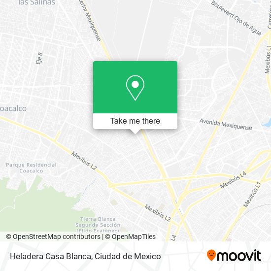 Heladera Casa Blanca map