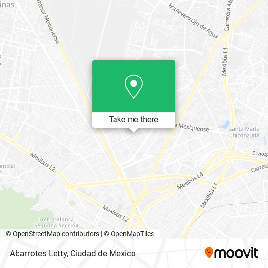 Abarrotes Letty map