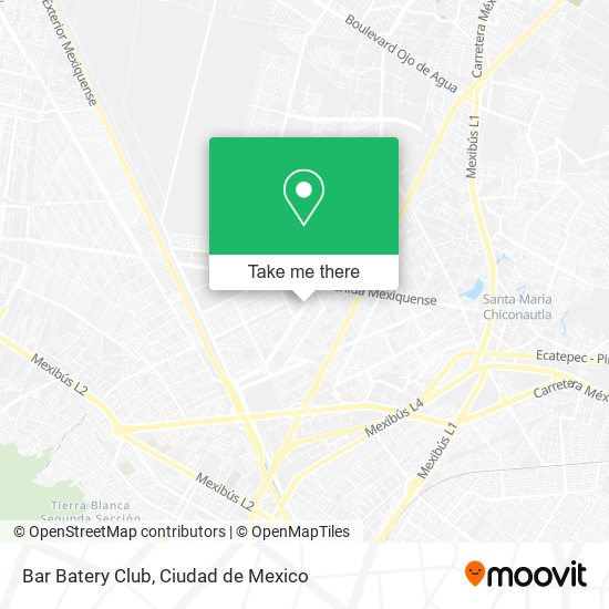 Bar Batery Club map