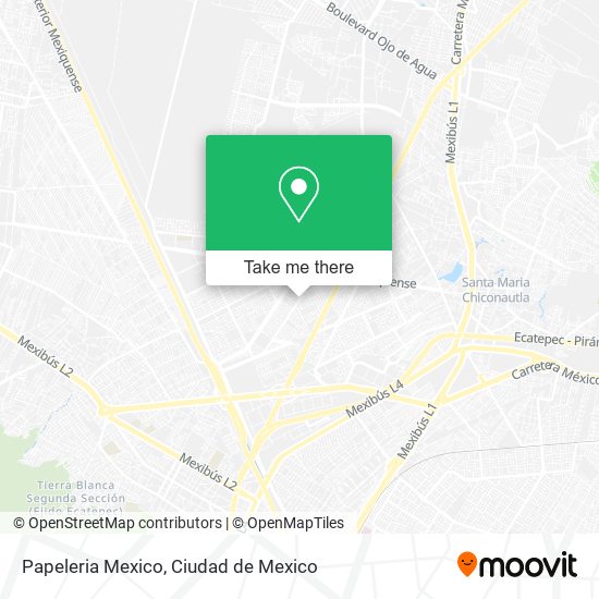 Papeleria Mexico map