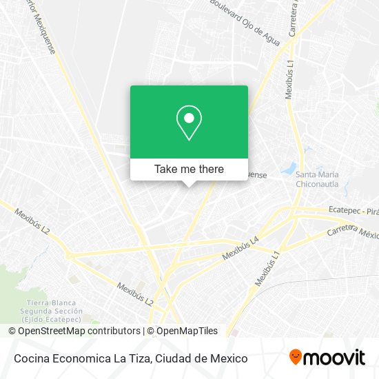 Cocina Economica La Tiza map