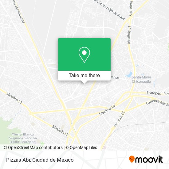 Pizzas Abi map