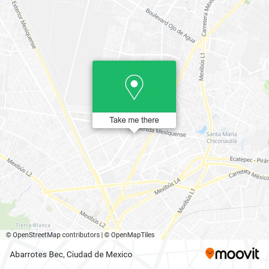 Abarrotes Bec map