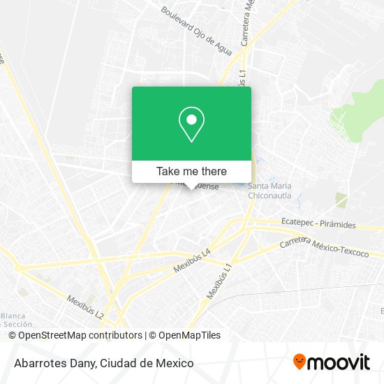 Abarrotes Dany map