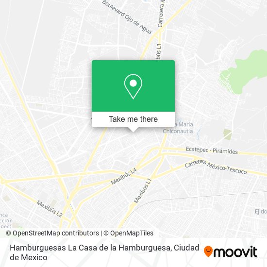 Hamburguesas La Casa de la Hamburguesa map