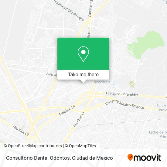 Mapa de Consultorio Dental Odontos