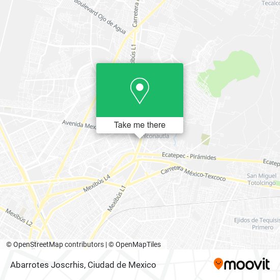 Abarrotes Joscrhis map