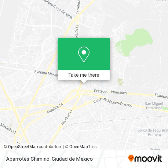 Abarrotes Chimino map