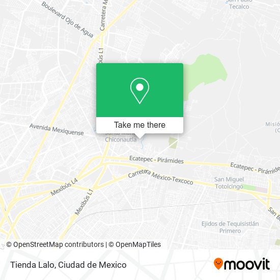 Mapa de Tienda Lalo