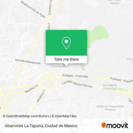 Abarrotes La Tapatia map