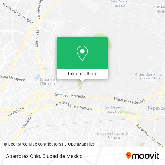 Abarrotes Chio map