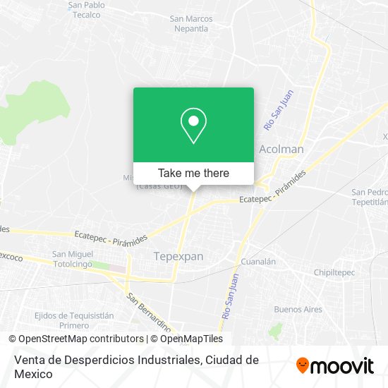 Venta de Desperdicios Industriales map