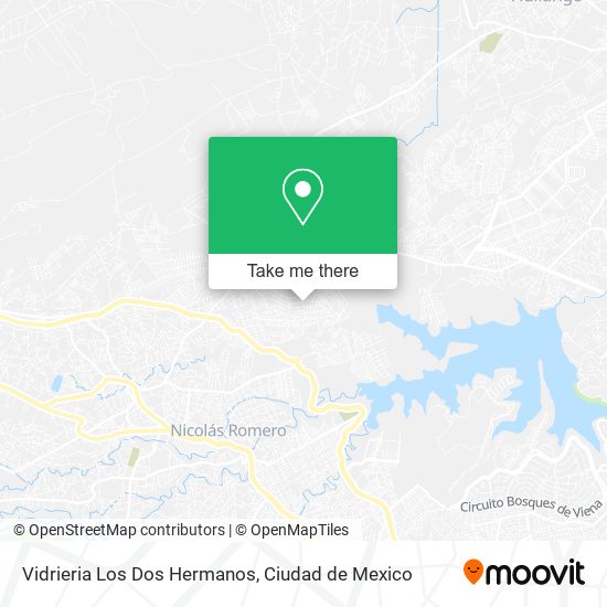 Vidrieria Los Dos Hermanos map